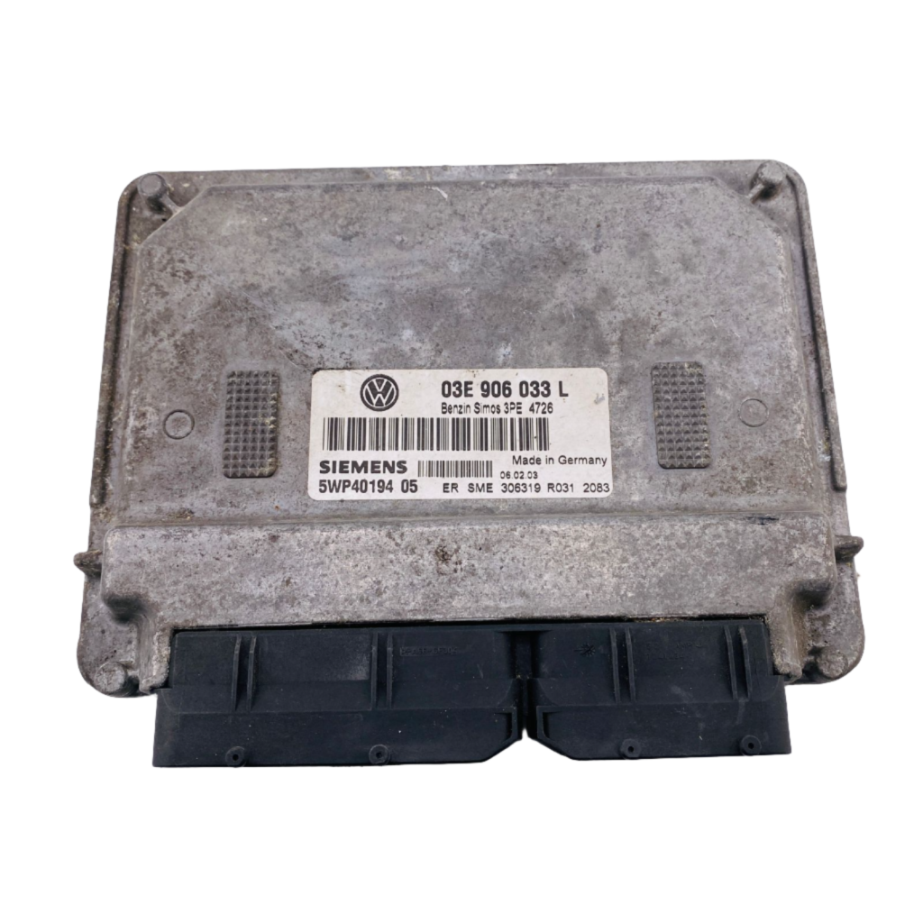 ECU Engine Control Unit VW POLO 9N 9N3 2001-2012 03E906033L 5WP4019405 Siemens - OEM Volkswagen Engine Control Unit