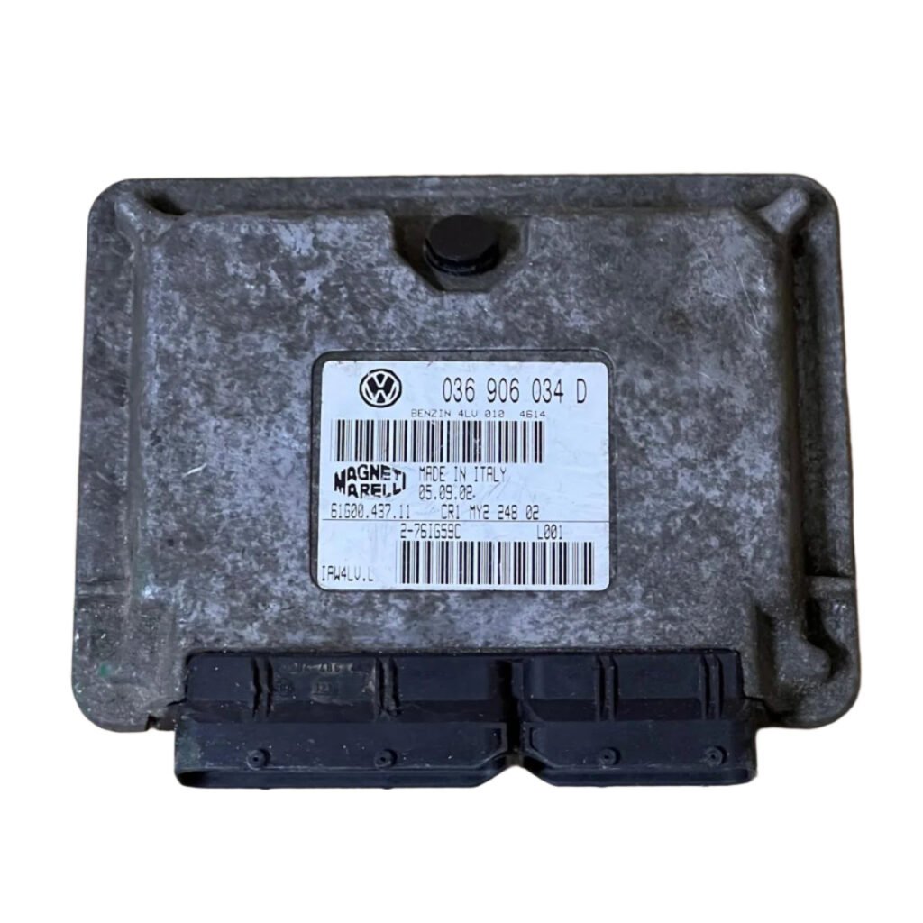 ECU ENGINE CONTROLLER SEAT LEON VW POLO 1.4 AUA 1.6 036 906 034 D, 036906034D, 61600.437.0 - OEM Volkswagen Engine Control Unit