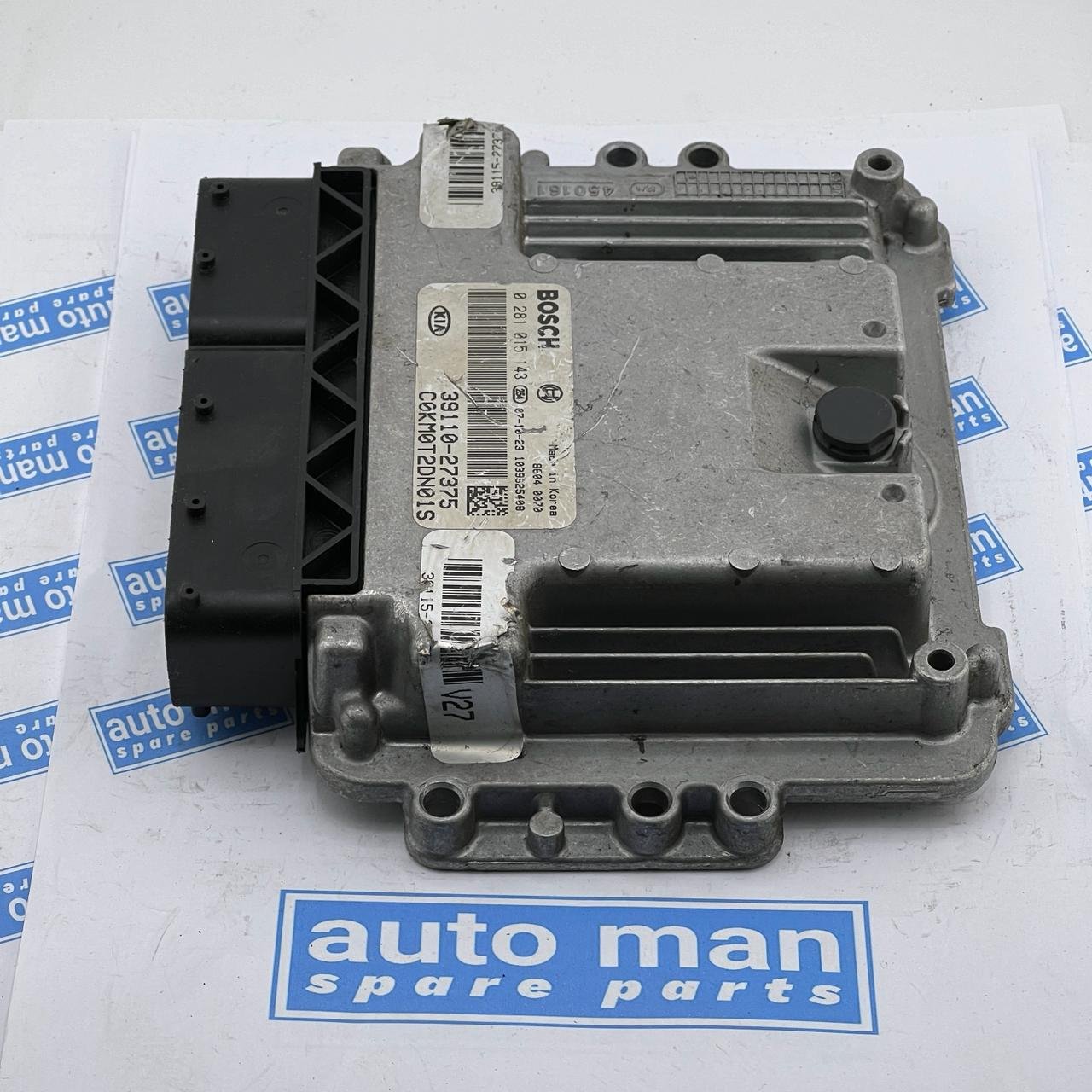 ECU Engine Computer Kia Sportage 2.0CRDI 39110-27375 0281015143 3911027375 - OEM Hyundai Engine Control Unit
