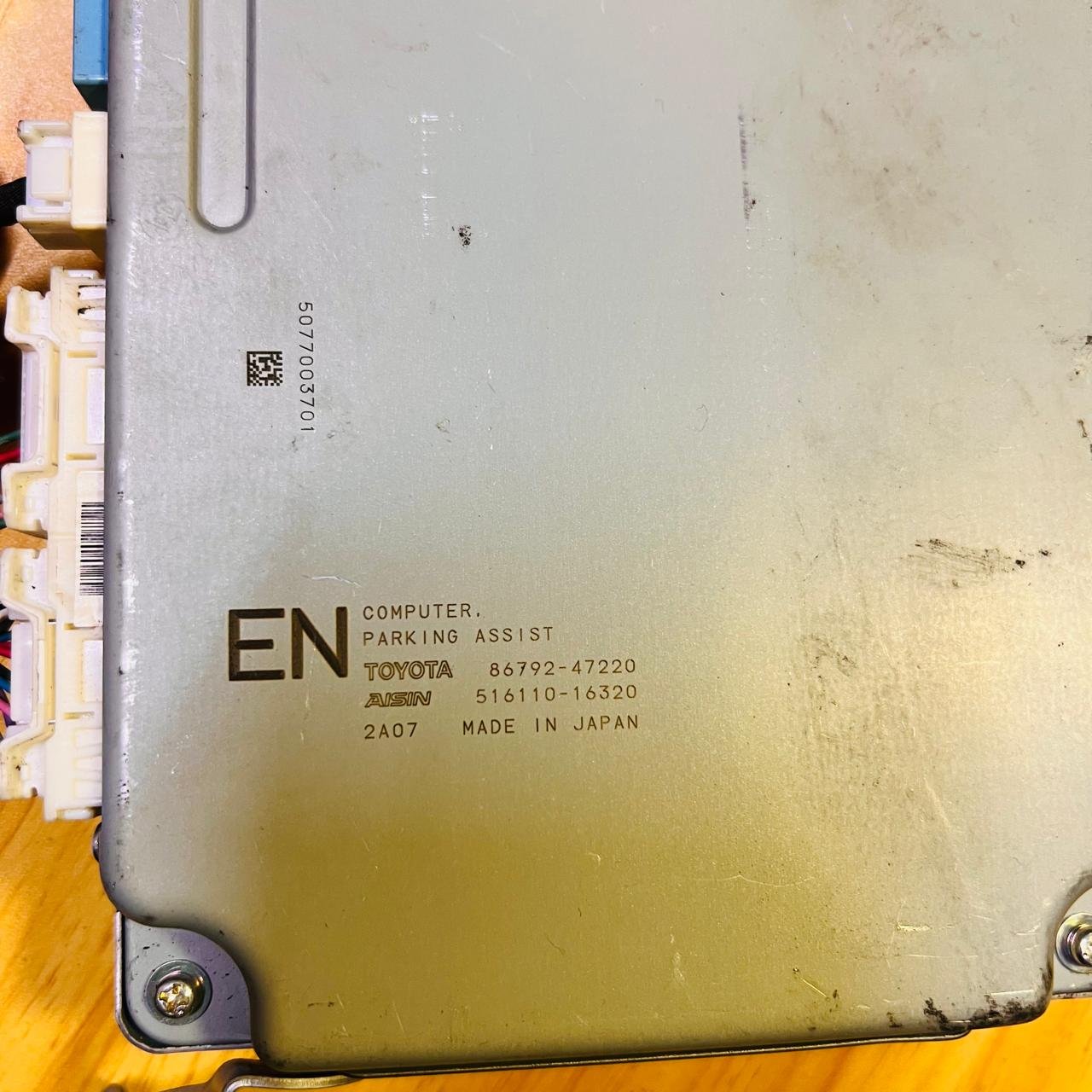 86792-47220 Toyota Parking Assist Control Module 516110-16320 OEM - OEM Toyota Parking Sensor Control Module