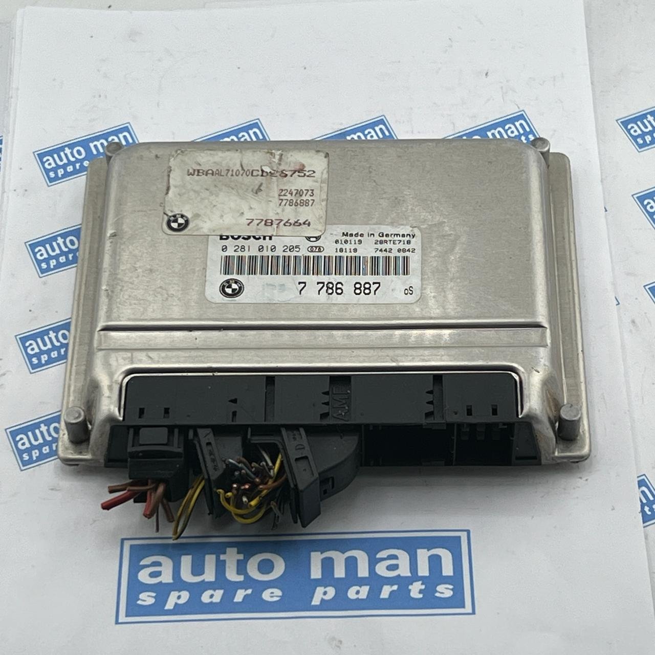 BMW 3 SERIES (99-02) E46 Engine Control Unit 0281010205 / 7786887 bosch - OEM BMW Engine Control Unit