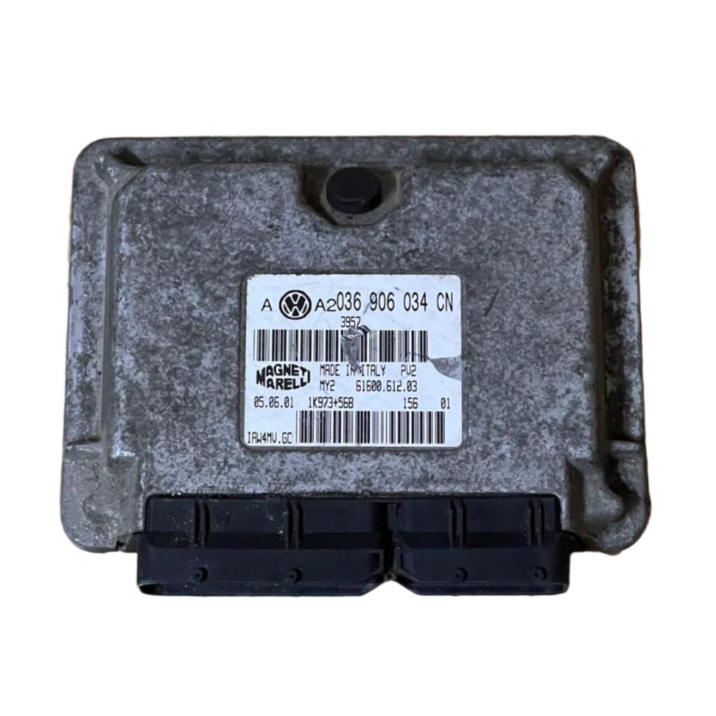 ECU ENGINE CONTROLLER VW VOLKSWAGEN GOLF BORA 1.6 AZD 036 906 034 CN, 036906034CN, 61600.6 - OEM Volkswagen Engine Control Unit