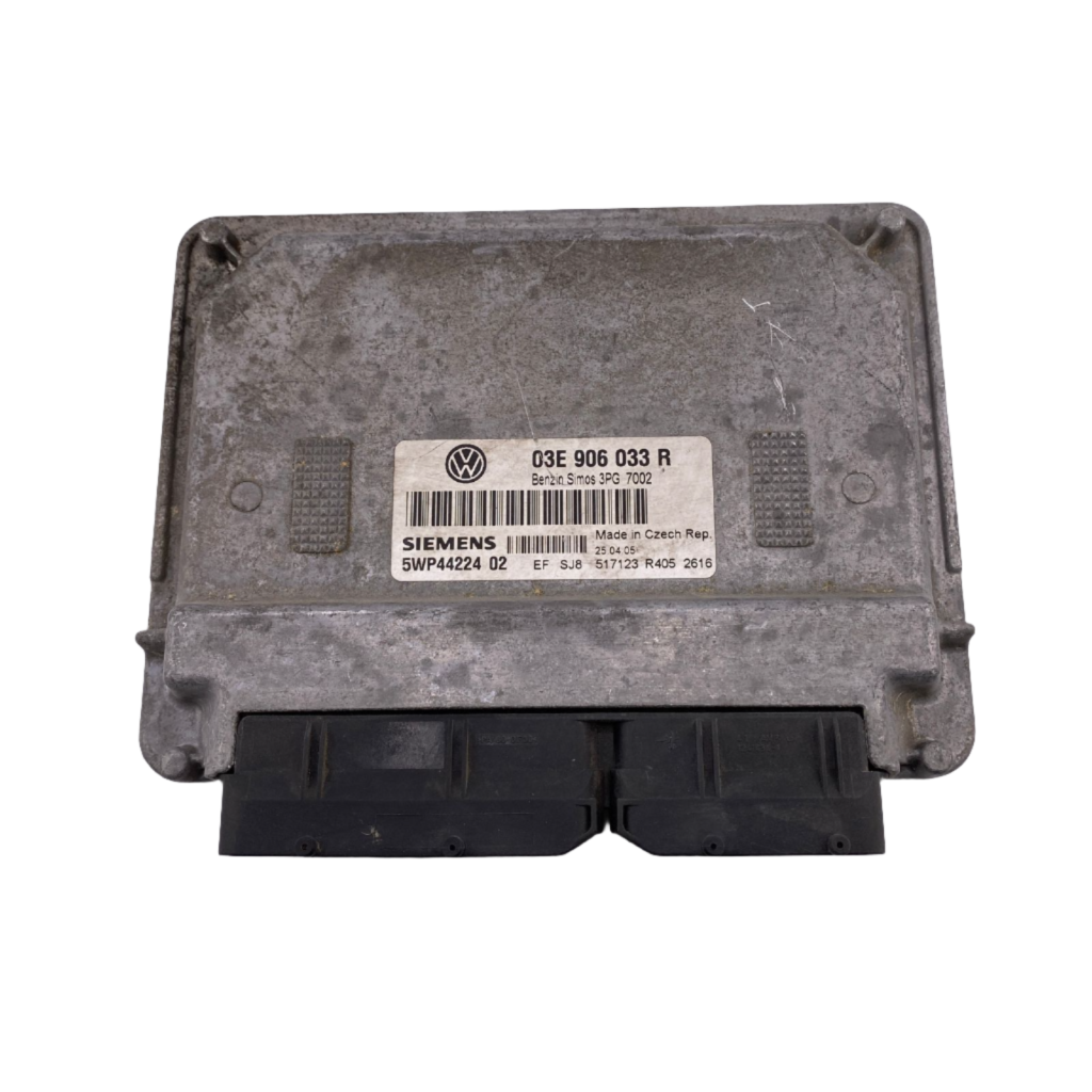 VW POLO 9N engine control unit ECU 03E906033R 2003 18036596- - OEM Volkswagen Engine Control Unit