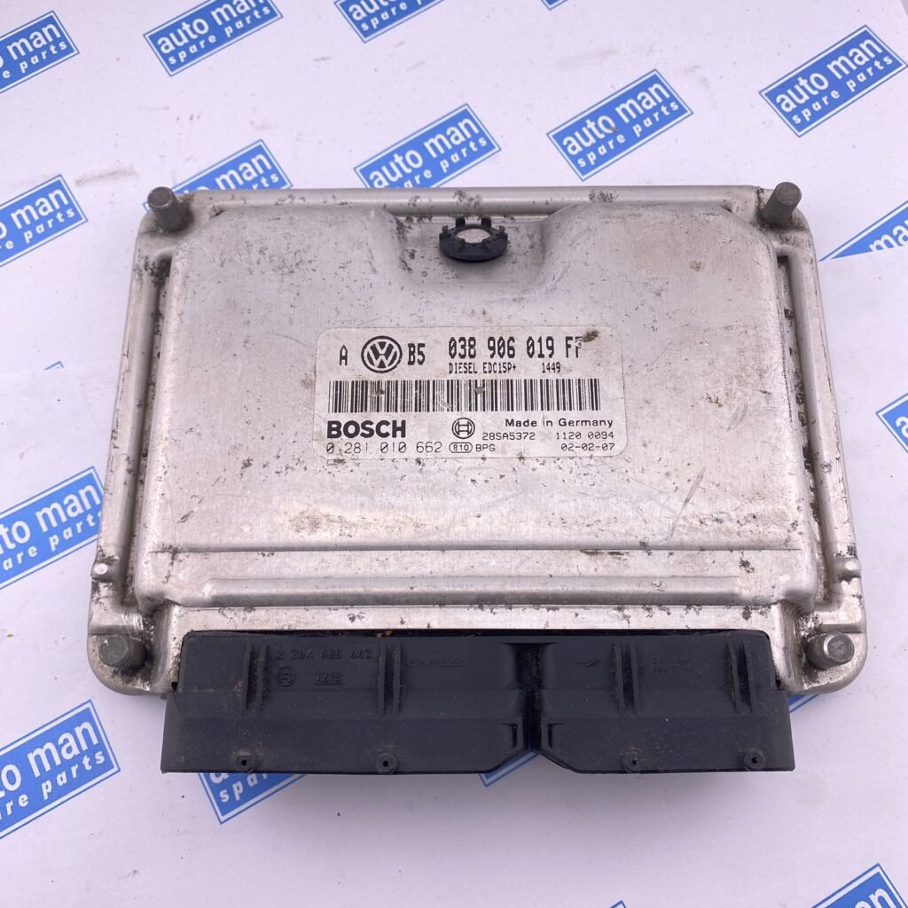 Engine control unit Audi A3 VW Golf 4 Bora 1.9TDI 0281010662 ATD 038906019FF - OEM Volkswagen Engine Control Unit