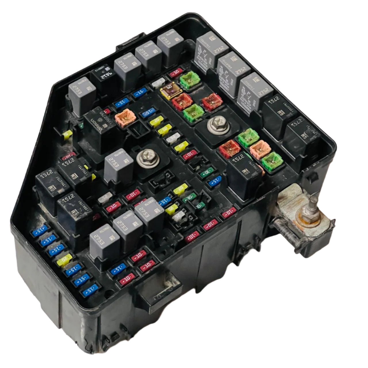 Fuse & Relay Box - GM 23436803 Engine Wiring Harness Junction Block - OEM GM Engine Control Unit