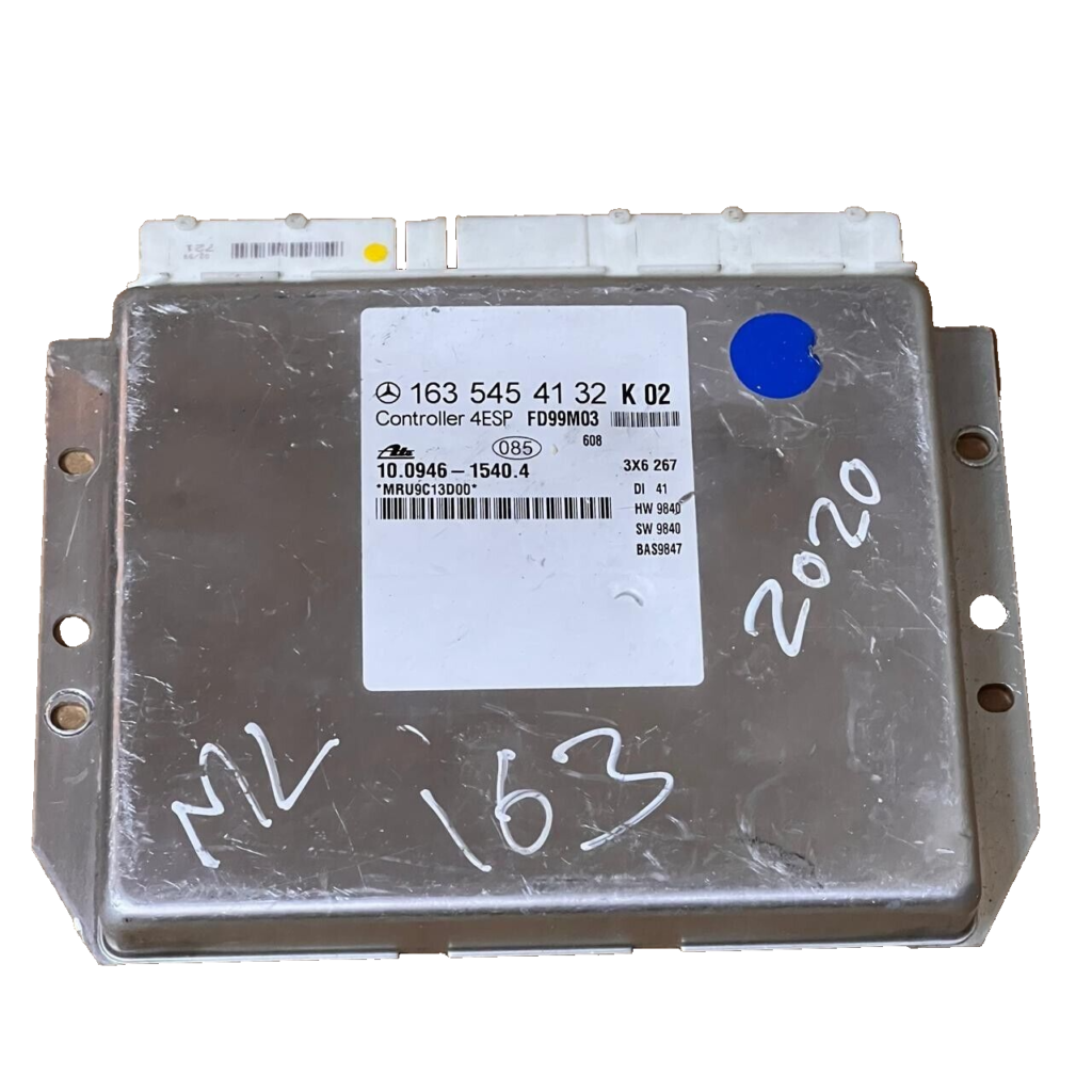 1999 Mercedes W163 ML430 ABS Anti Lock Brake Control Module ESP 1635454132 - OEM Mercedes-Benz Engine Control Unit