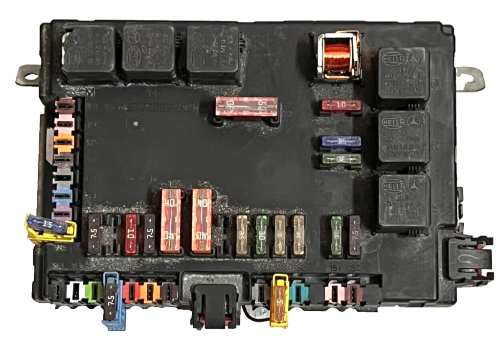 07-09 Mercedes W221 S550 S65 CL600 Rear Trunk SAM Fuse Box Module 2215403550 OEM – OEM Mercedes-Benz Fuse and Relay Box