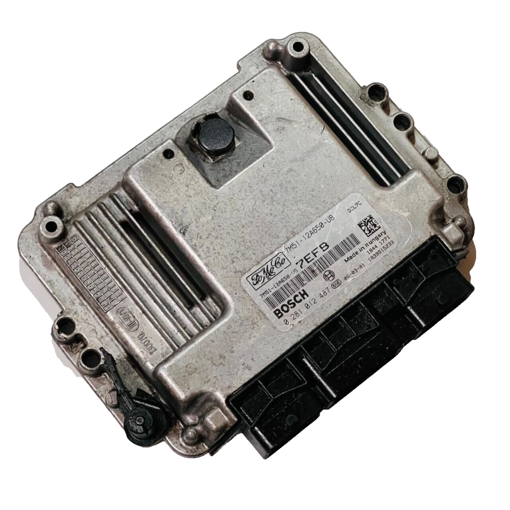 Ford Focus Engine Control Unit ECU - 7M51-12A650-UB / 0281012487 - OEM Ford Engine Control Unit