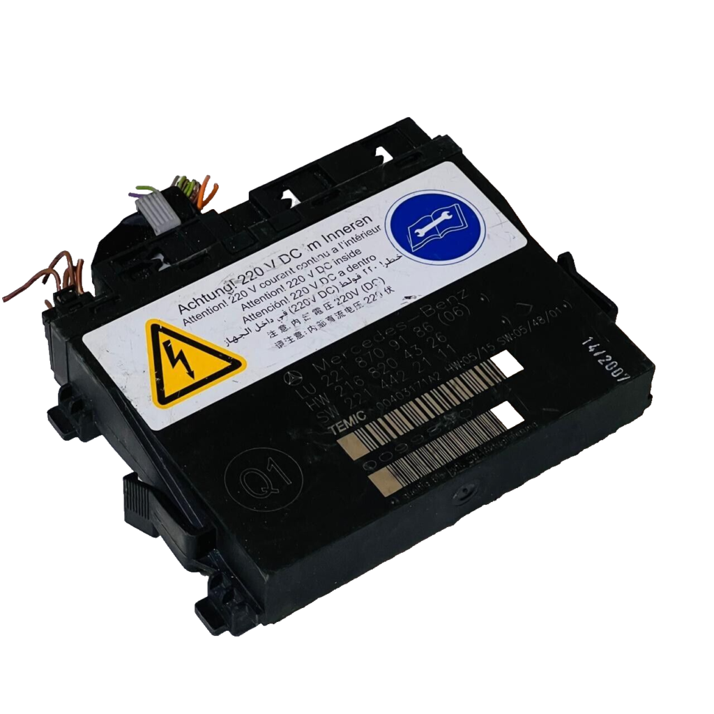 2007-10 Mercedes W216 CL600 Front Left or Right Seat Control Module - 2218709186 - OEM Mercedes-Benz Engine Control Unit