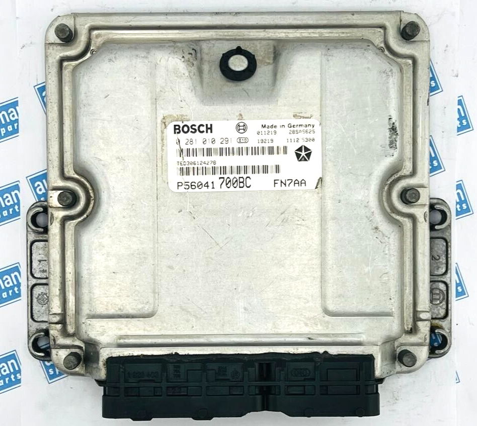 JEEP CHEROKEE KJ ENGINE ECU 2.5 CRD 2001 - 2008 P56041700BB BOSCH 0281010291 - OEM Jeep Engine Control Unit