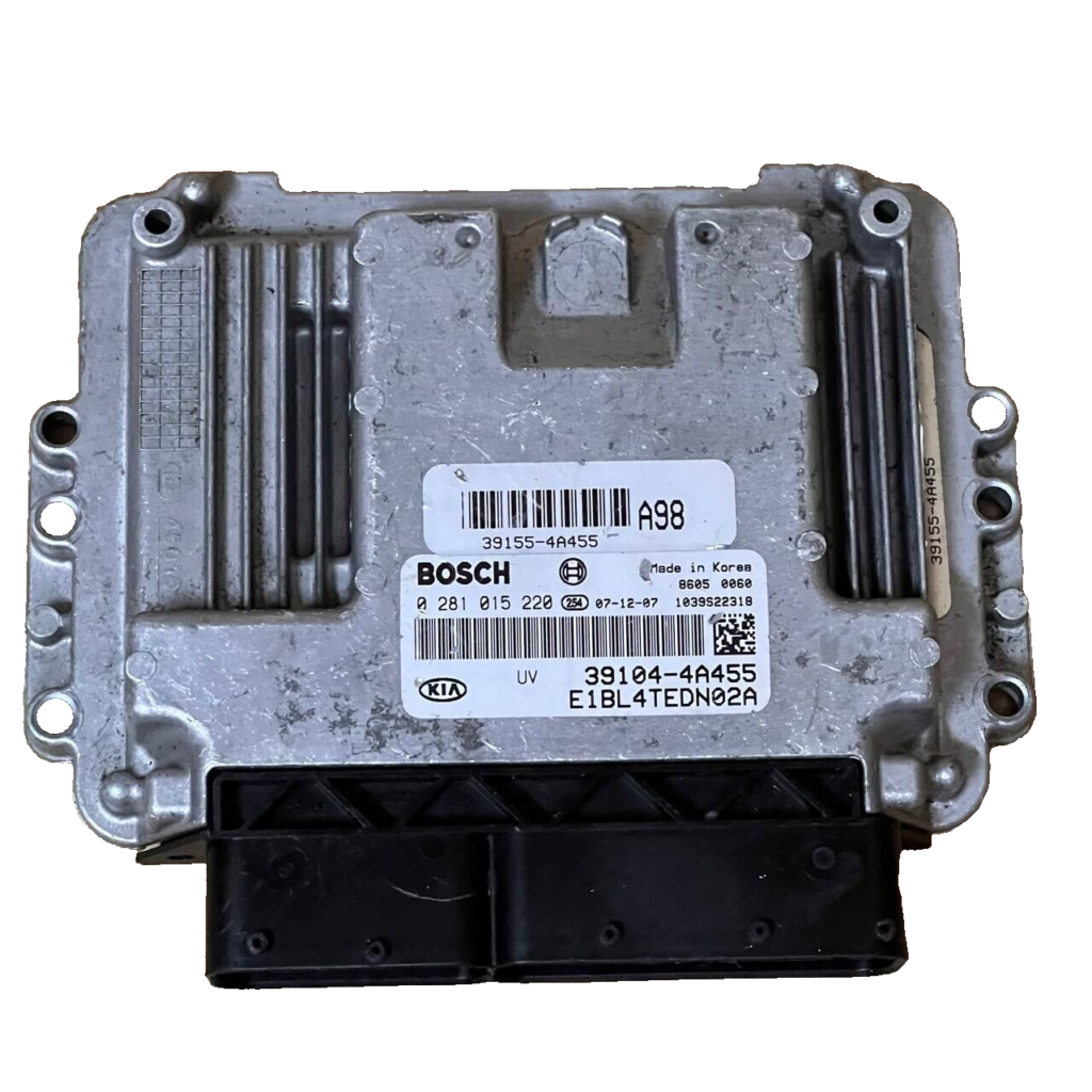 Bosch Engine ECU, Kia-Hyundai, 0 281 015 220 0281015220 39104-4A455 - OEM Hyundai Engine Control Unit