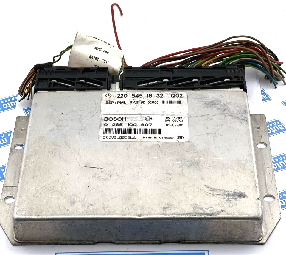 2205451832 abs control unit for Mercedes-Benz S-Class 320 1999 0265109607 457812 - OEM Mercedes-Benz Engine Control Unit