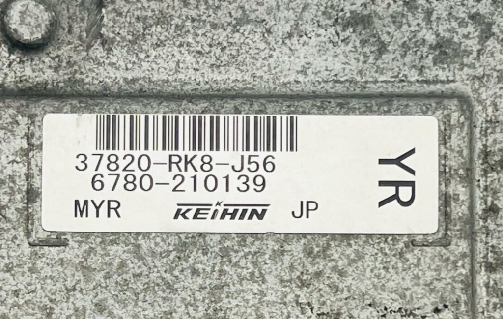 Engine Control Unit HONDA Freed 2010 37820RK8J56 6780210139 - OEM Honda Engine Control Unit