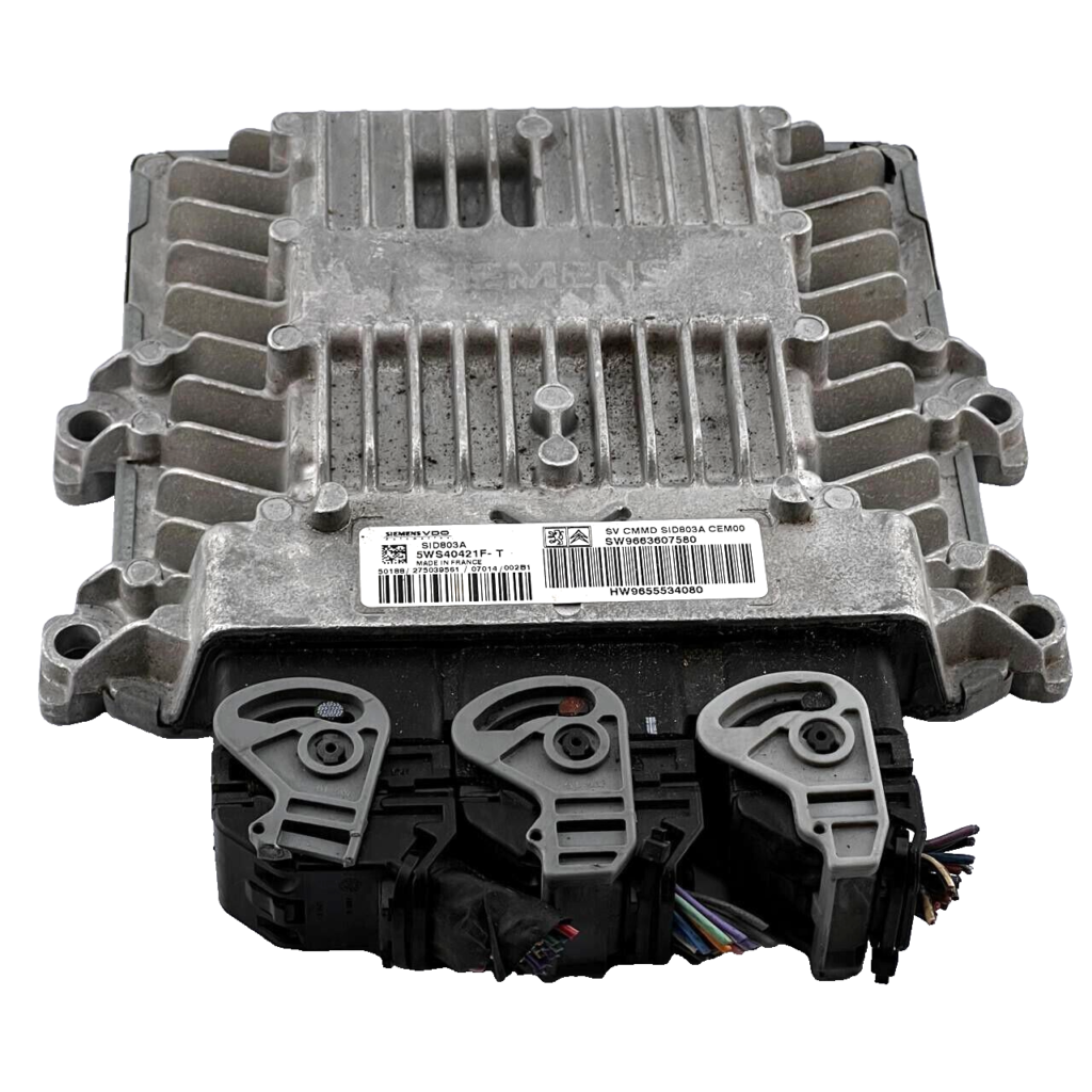 5WS40421F-T Peugeot 307 HDI Engine Control Unit SID803A OEM SW9663607580 ECU SID803A - OEM Peugeot Engine Control Unit