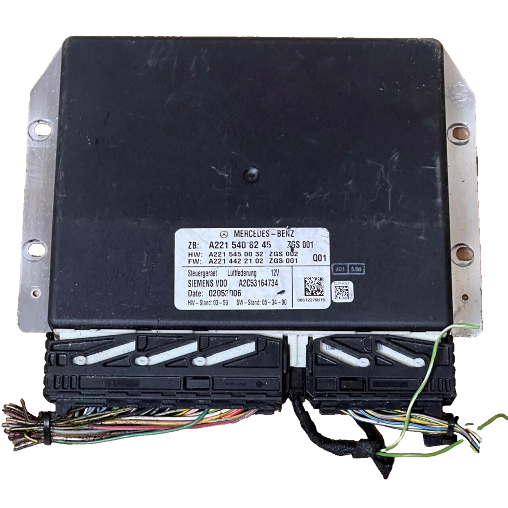 07-09 Mercedes W221 S450 S550 ASC Module A2215408245 / A2215450032 / A2214422102 – OEM Mercedes-Benz Air Suspension Control Module