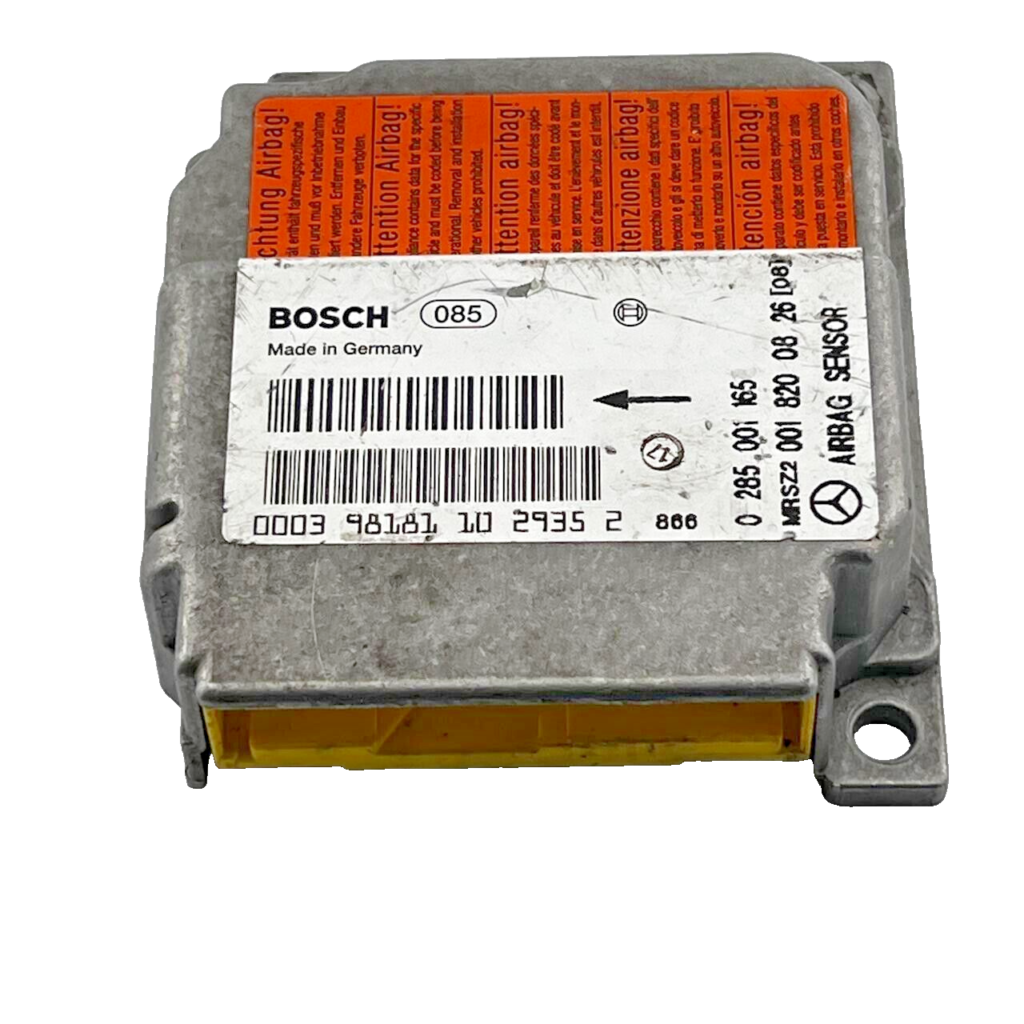 1996-2004 MERCEDES SLK R170 AIRIBAG CONTROL MODULE ECU 0285001165 0018200826 - OEM Mercedes-Benz Engine Control Unit