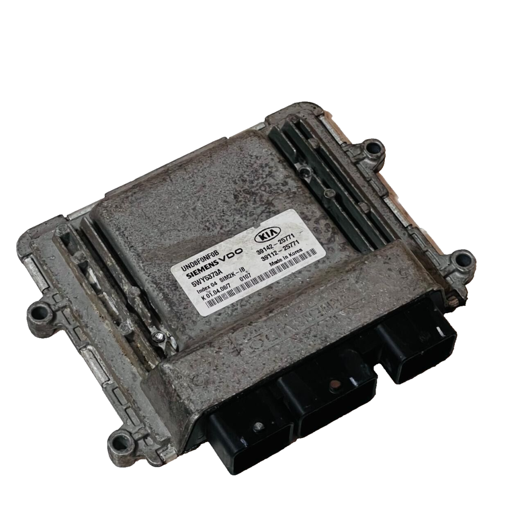 KIA Carens Engine Control Unit ECU - 5WY5373A / 39142-25771 / 39112-25771 - OEM Kia Engine Control Unit