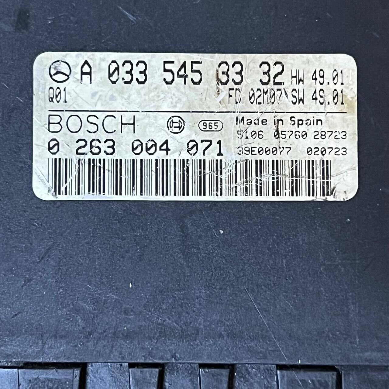 03-06 Mercedes W215 CL500 CL55 Parktronic Control 0335453332 0263004071 – OEM Mercedes-Benz Parking Sensor Control Module