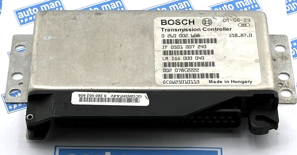 2007 LANDROVER RANGE ROVER 3.6 Gearbox 0260002608 ZF0501007240 LR166000040 - OEM Land Rover Transmission Control Module