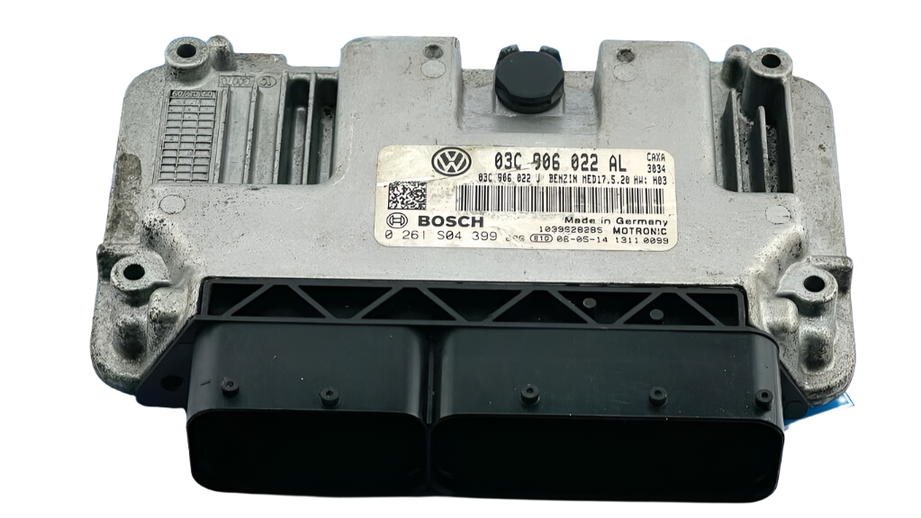 2009 VW Golf 1.4 TSI Petrol Engine Control Module Unit 03C906022AL 0261S04399 - OEM Volkswagen Engine Control Unit