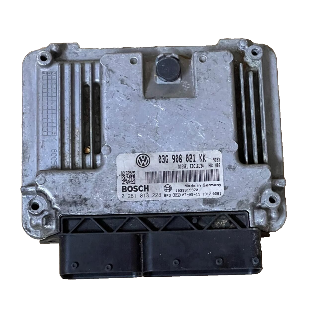 2006 Volkswagen Golf Engine Control Unit ECU - 03G906021KK / 0281013228 - OEM Volkswagen Engine Control Unit