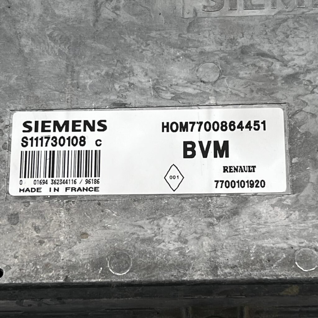 7700864451 S111730108C Siemens Renault Megane Motor ECU Engine Module Unit - OEM Renault Engine Control Unit