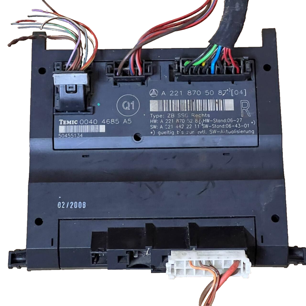 2007-2013 Mercedes S550 Front Right Side Under Seat Control Unit OEM A2218705087 - OEM Mercedes-Benz Engine Control Unit