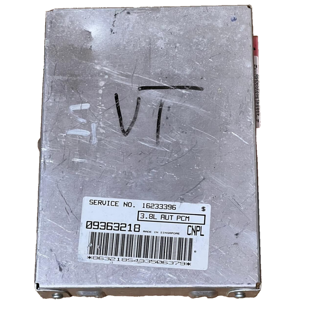 Holden VT, VX, V6 Commodore Statesman Calais ECU Ecotec - 16233396 / 09363218 - OEM Holden Engine Control Unit