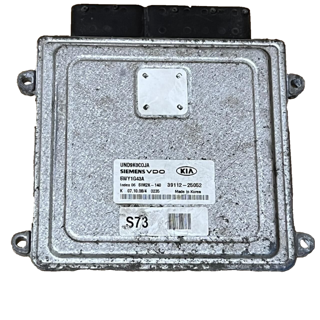 2006-2008 Kia Carens III, 2.0 ECU 39112-25052 / 5WY1G43A / UND9K0COJA - OEM Kia Engine Control Unit