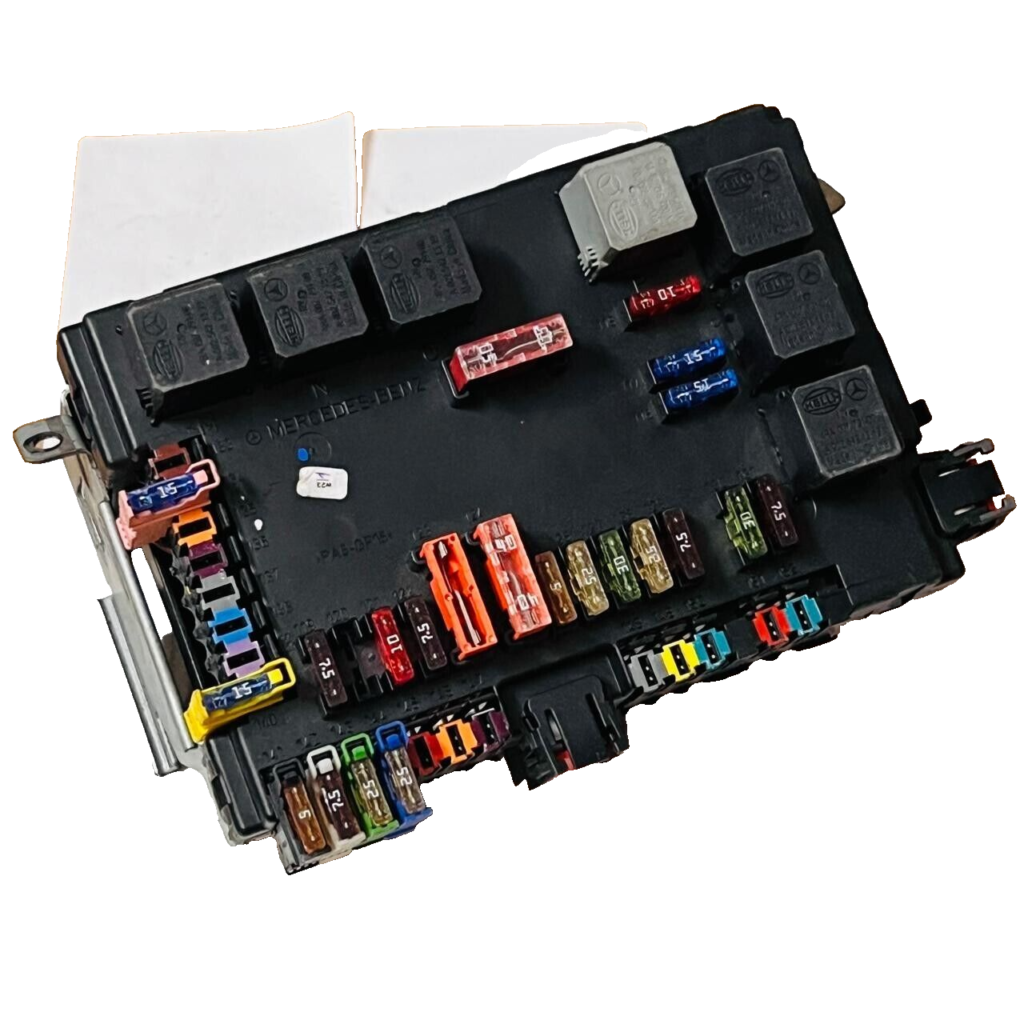 2010-2013 Mercedes-Benz W221 S550 Fuse Relay Box - A2219003001 / A2215451401 - OEM Mercedes-Benz Fuse and Relay Box