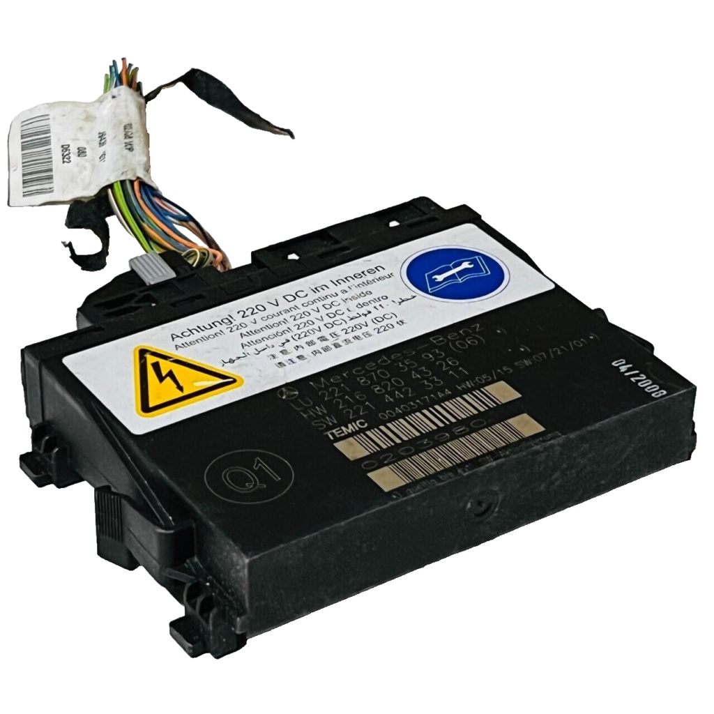 2007-10 Mercedes W221 S600 Front Left or Right Seat Control Module - 2218703593 - OEM Mercedes-Benz Engine Control Unit