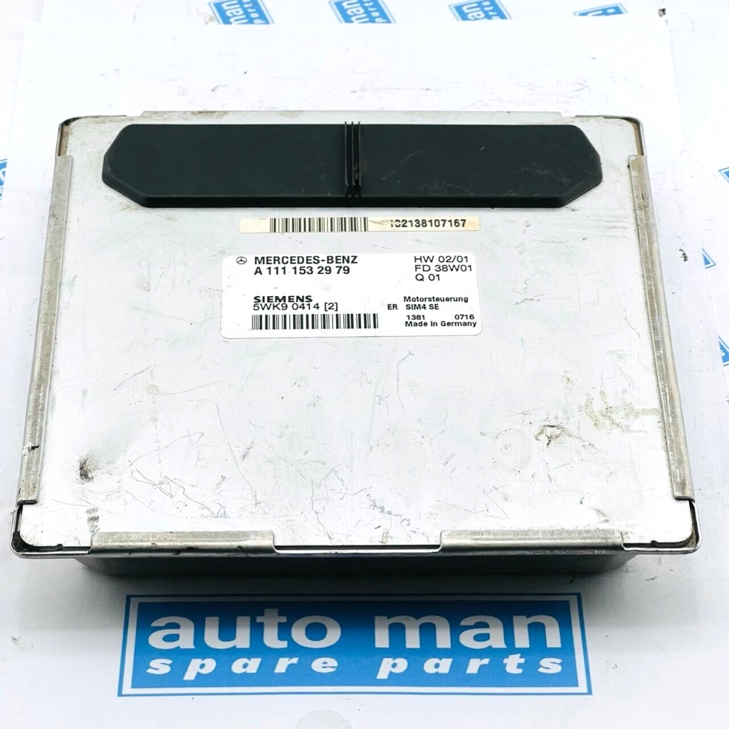 2005 MERCEDES C CLASS W203 C180 ENGINE ECU A1111532979 5wk90414 - OEM Mercedes-Benz Engine Control Unit
