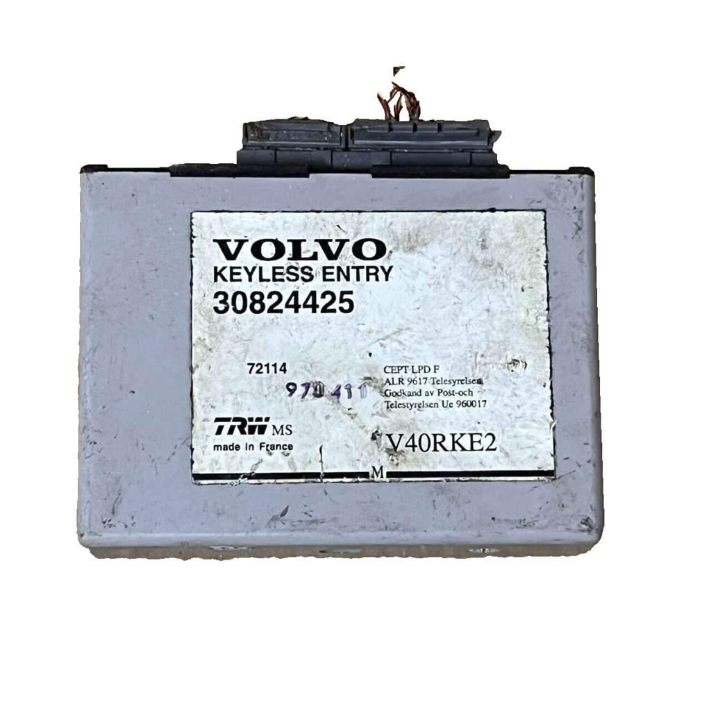 Volvo V40, S40, B217 Keyless Control Unit Lock Entry 30824425 / V40RKE2 - OEM Volvo Keyless Entry Control Module