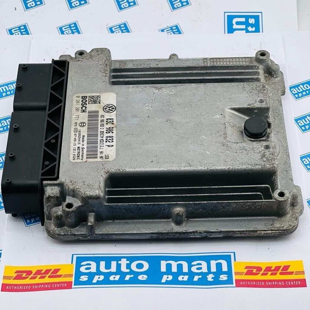 2005 VW Golf 1.4 TSI Petrol Engine Control Module Unit 03C906032P 0261201771 - OEM Volkswagen Engine Control Unit