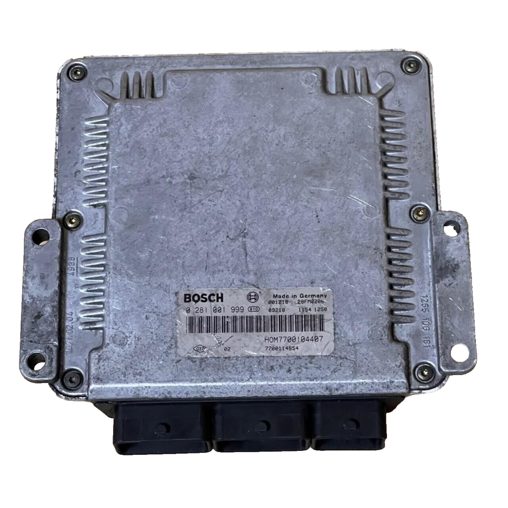 Renault Espace Mk III Engine Control Unit ECU - 0281001999 / HOM 7700104407 - OEM Renault Engine Control Unit