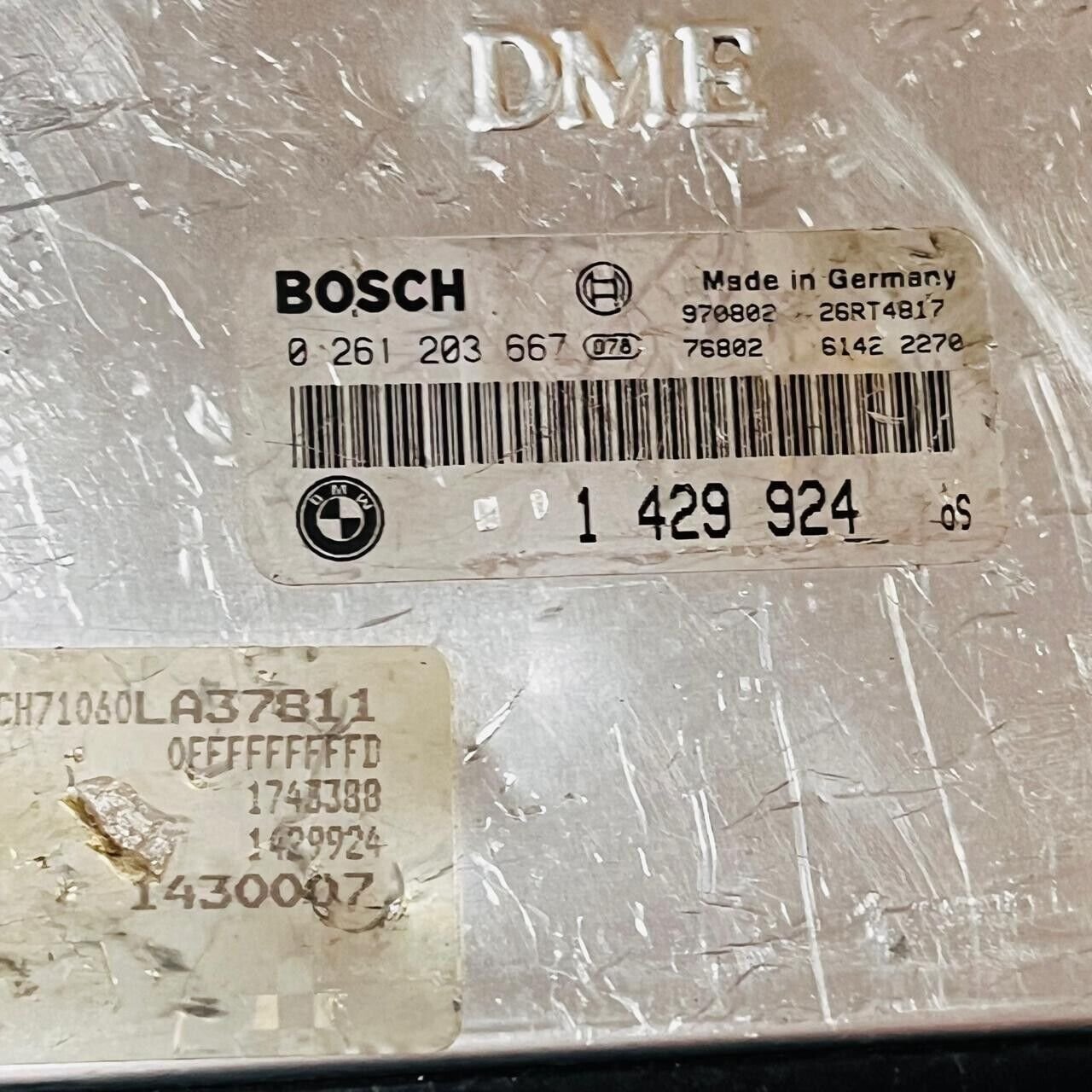 1996-1998 BMW Z3 Engine Control Unit ECU - 1429924 / 0261203667 - OEM BMW Engine Control Unit