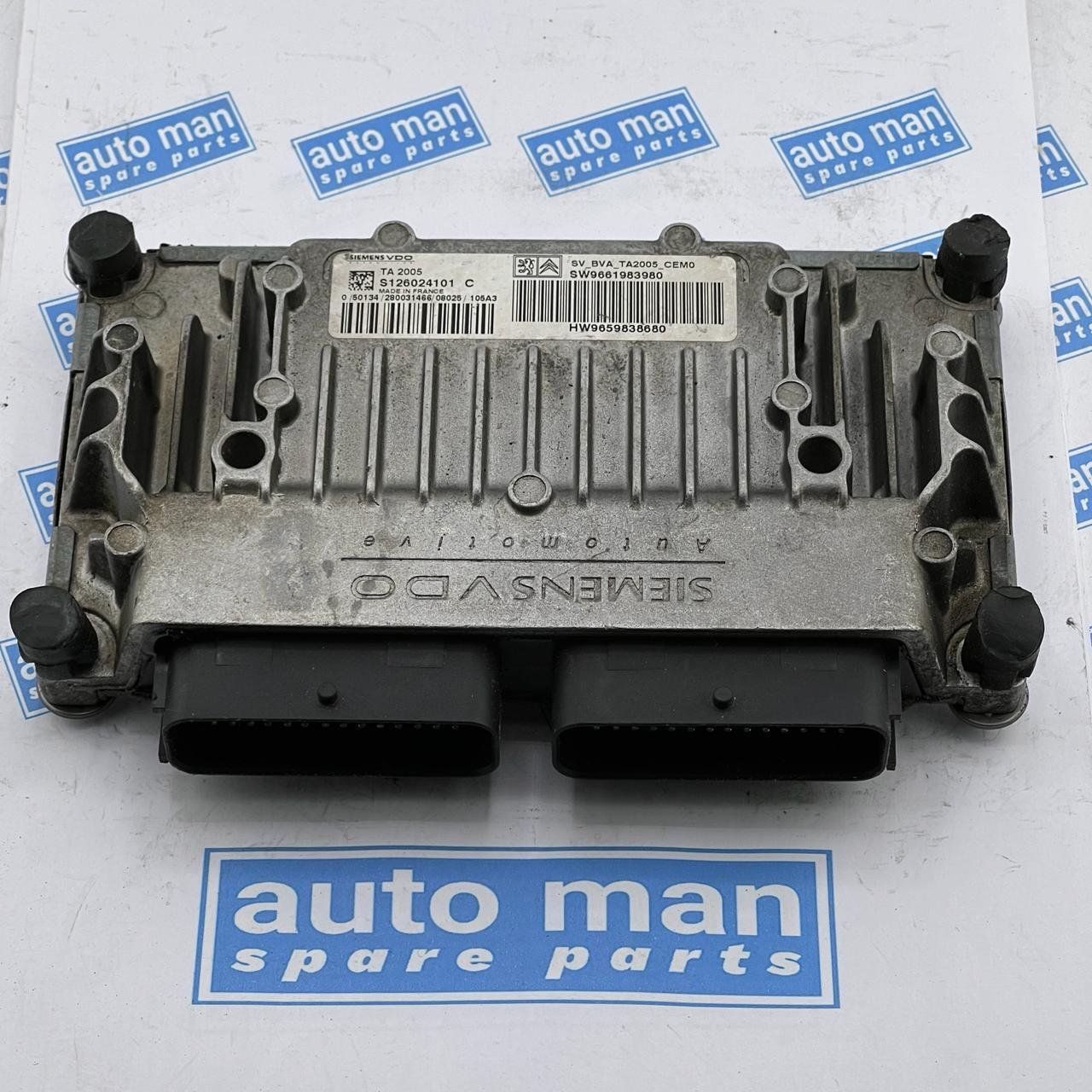 ECU GEARBOX CITROEN PEUGEOT SIEMENS S126024101 C, SW9661983980, 9661983980 - OEM Citroen Transmission Control Module
