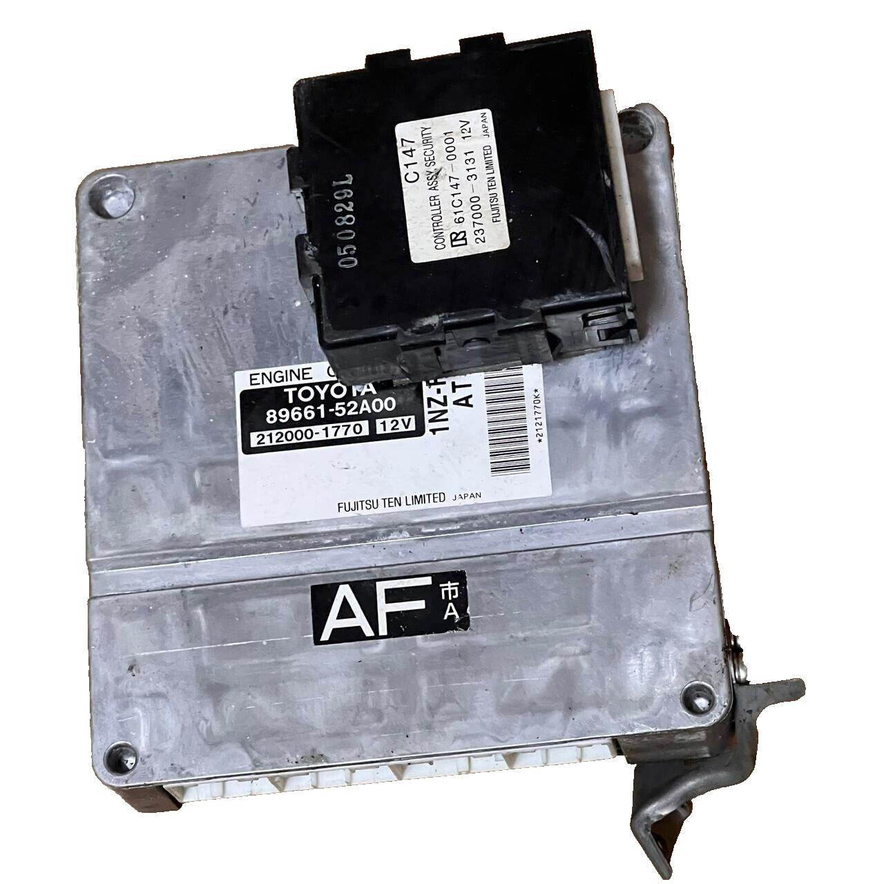 Toyota 2004 ECU - 89661-52A00 and Toyota Security Controller - 237000-3131 - OEM Toyota Engine Control Unit