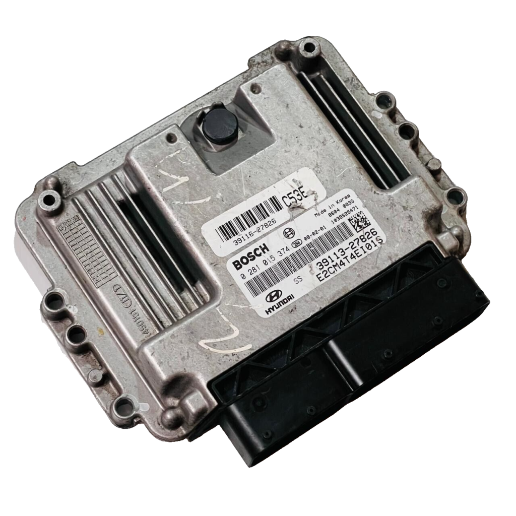 Hyundai Santa Engine Control Unit ECU - 39113-27826 / 39116-27823 / 0281015374 - OEM Hyundai Engine Control Unit