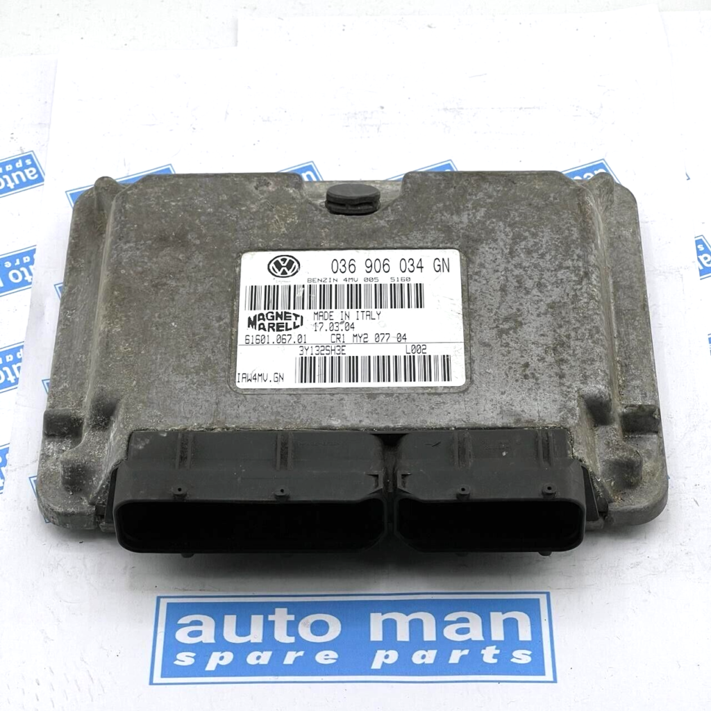 ECU / CONTROL UNIT Engine 036906034gn Iaw4mv.gn 61601.067.01 - VW - OEM Volkswagen Engine Control Unit