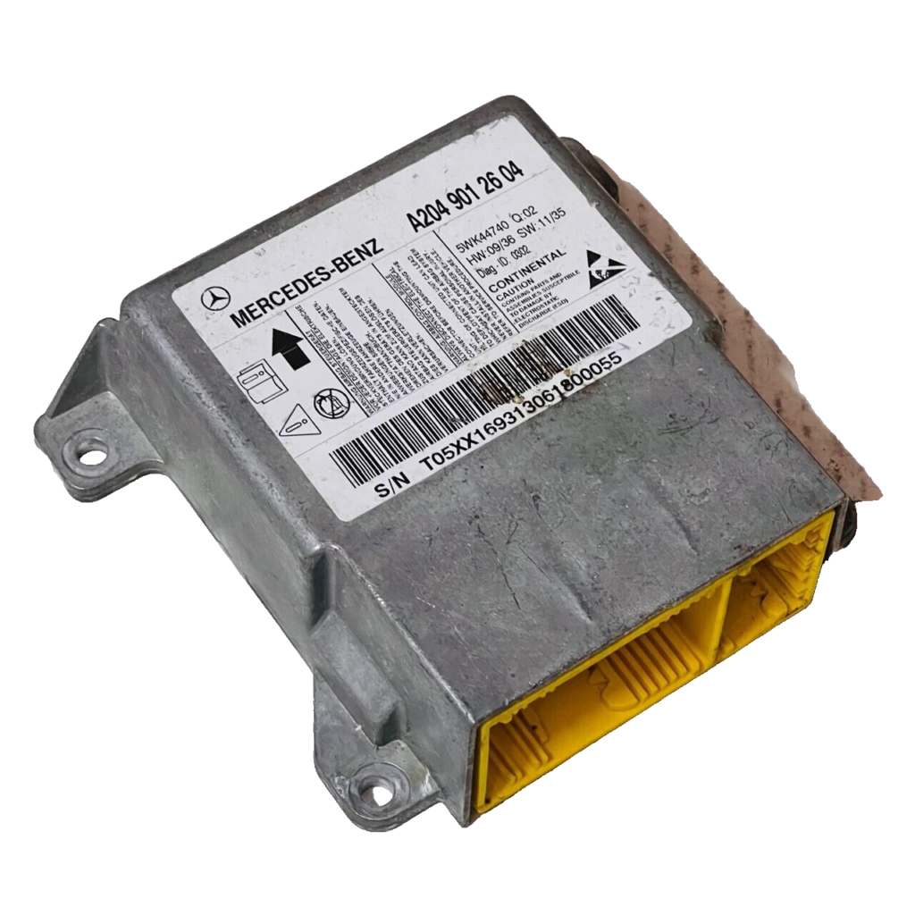 2007-2014 Mercedes-Benz C Class Airbug Control Module - A2049012604 / 5WK44740 - OEM Mercedes-Benz Control Module