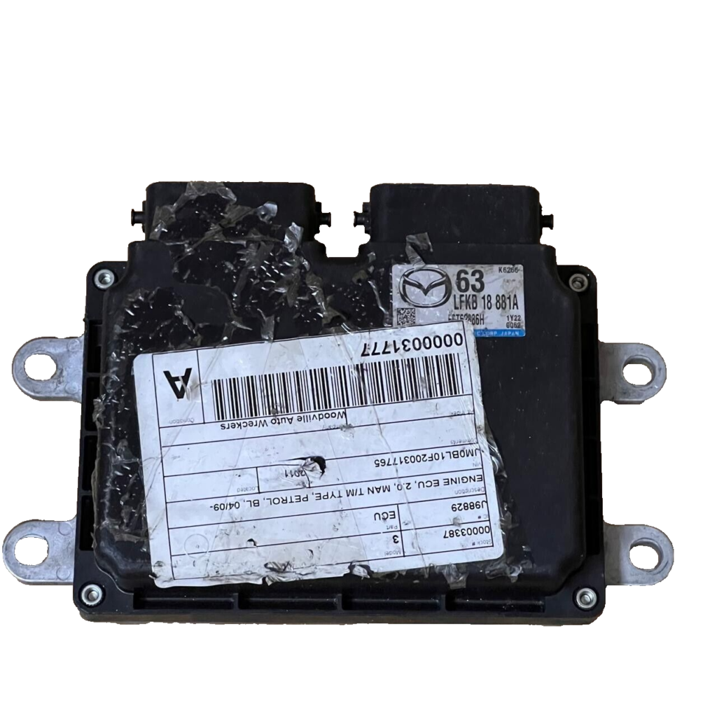 Mazda 3 ECU Engine control unit LFKB18881A E6T62886H - OEM Mazda Engine Control Unit
