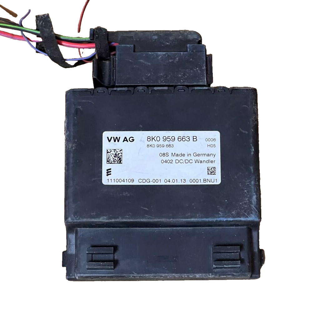AUDI A5, Q5 VOTLAGE STABILIZER CONTROL MODULE 2013 8K0959663B / 111004109 - OEM Audi Engine Control Unit