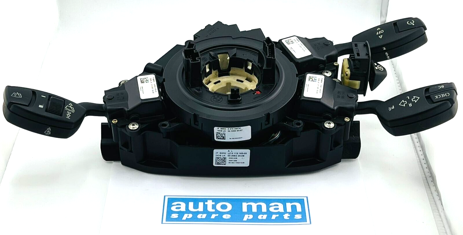 9115165 6976394 BMW E63 E64 6 Series WIPER STEERING COLUMN Slip Ring Clock spring - OEM BMW Steering Control Unit