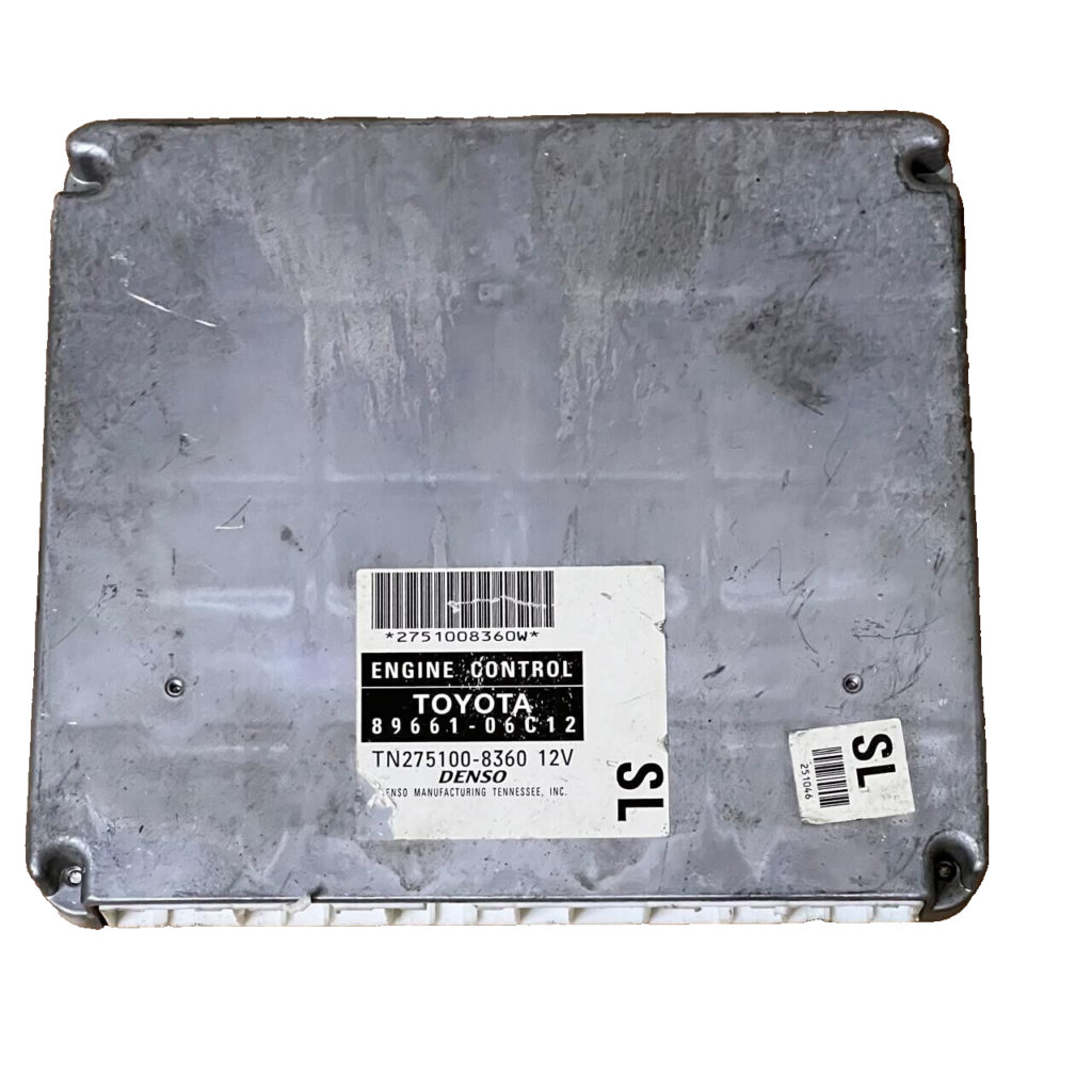 2005-2006 Toyota Solara Engine Control Unit ECU 89661-06C12 / TN275100-8360 - OEM Toyota Engine Control Unit