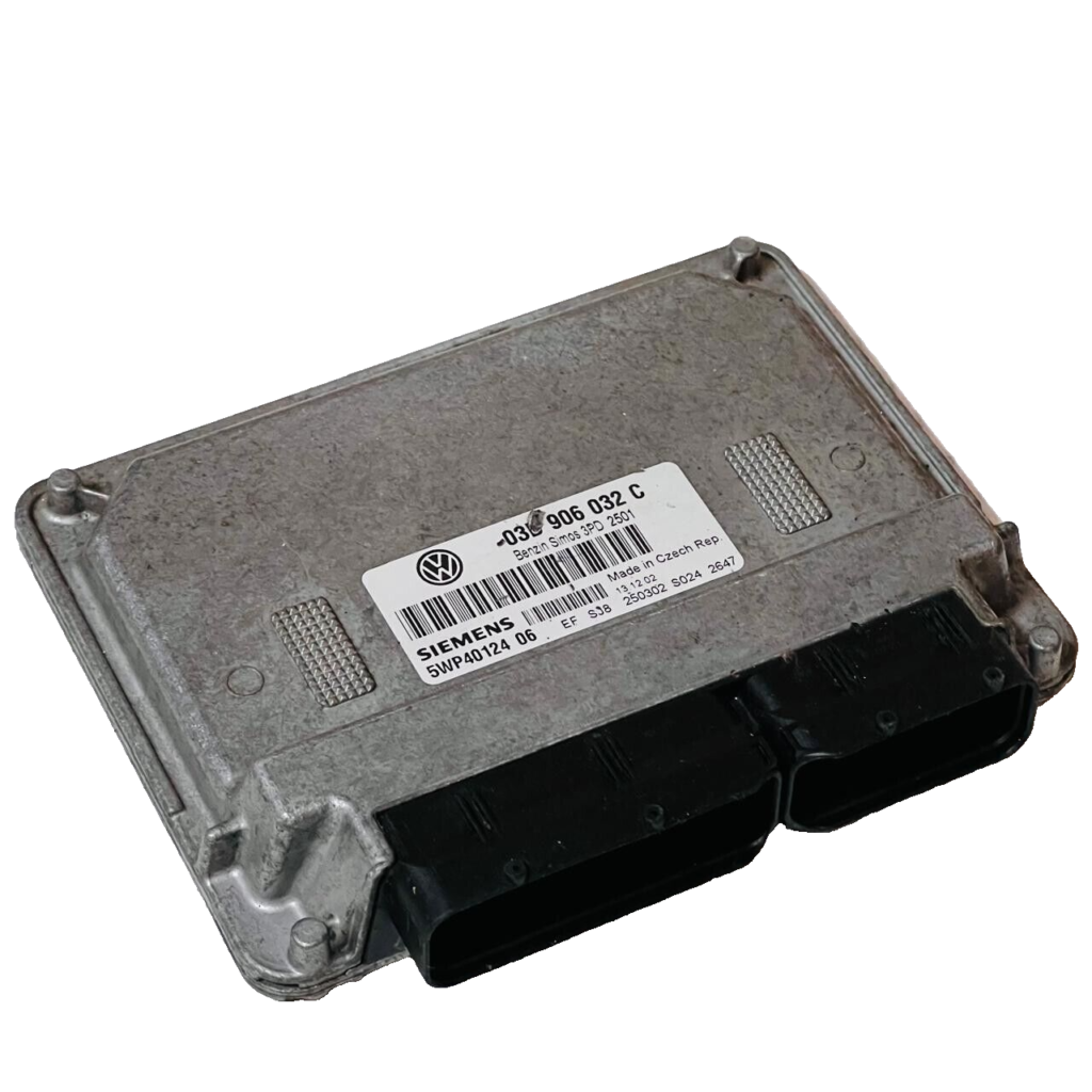2003 VW POLO 9N engine control unit ECU 03D906032C 5WP4012406 - OEM Volkswagen Engine Control Unit