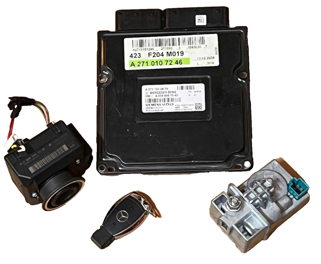 A2710107246, A2711502879 ECU Engine Control Unit Msg Mercedes-Benz FULL SET - OEM Mercedes-Benz Engine Control Unit