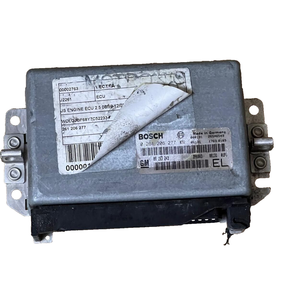 Bosch Opel Vectra Engine Control Unit ECU - 0261206277 / 09153243 / 26SA6549 - OEM Opel Engine Control Unit