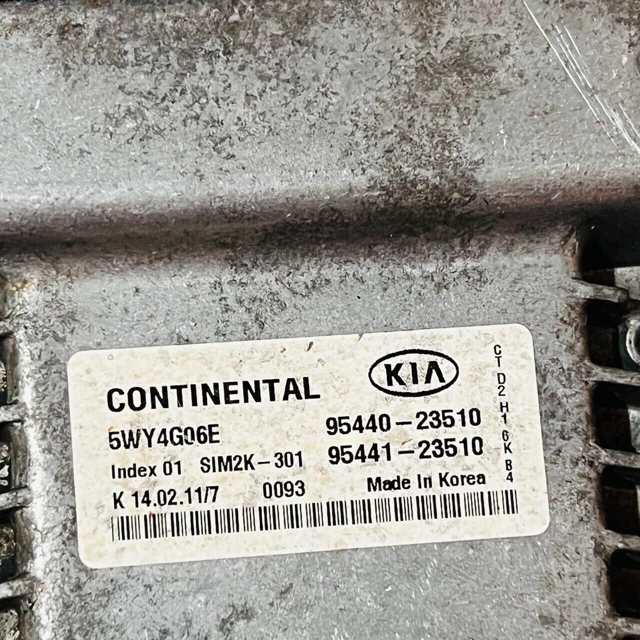 KIA Forte Transmission Control Module TCM - 5WY4G06E / 95440-23510 / 95441-23510 - OEM Kia Transmission Control Module