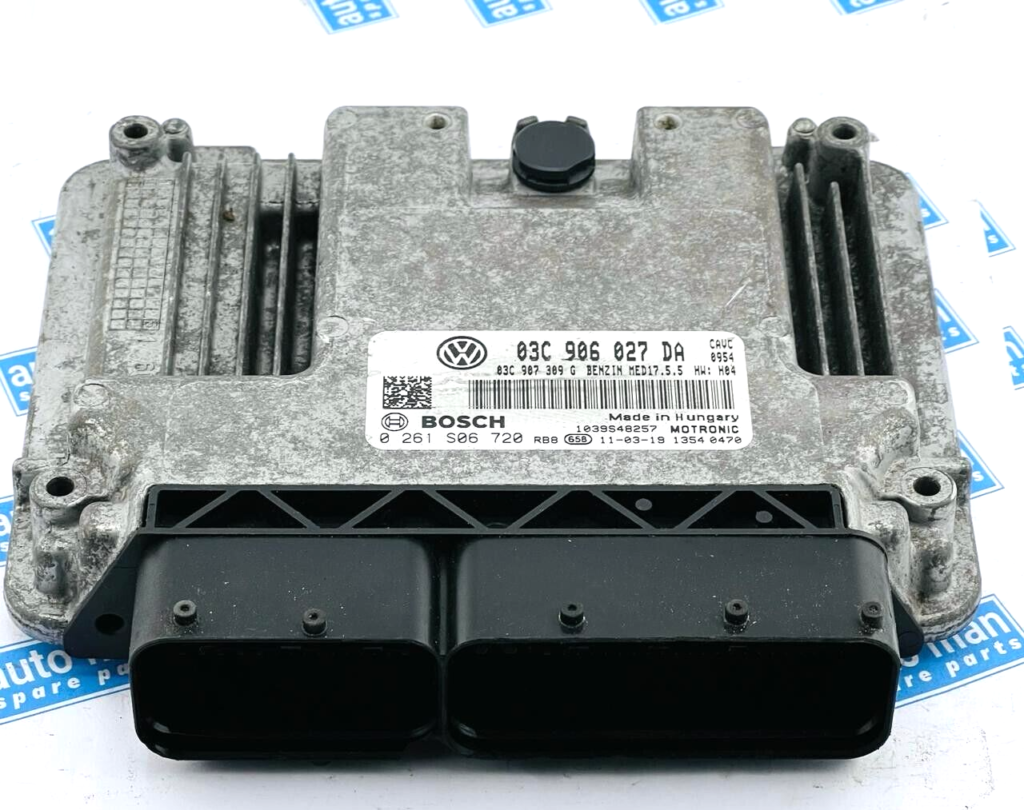 Bosch VW Touran 1.4TSI BMY DSG Engine Control ECU 03C 906 027 DA 03C907389G W203 - OEM Volkswagen Engine Control Unit